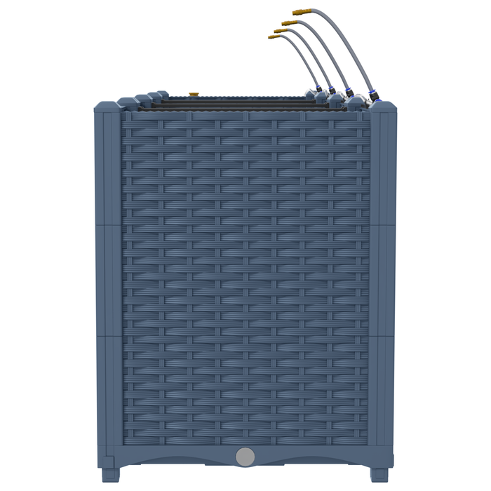 Ghivece pentru grădină Gri 160 x 40 x 52 cm Oțel - WALTI WALTI