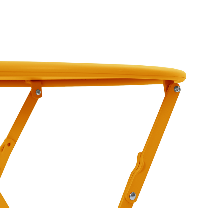 Masă de Bistro Pliabilă Muștar Ø50x71 cm Oțel vopsit electrostatic - WALTI WALTI