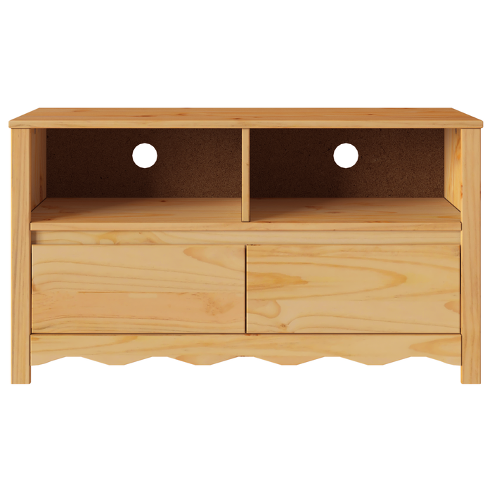 Dulap TV "DRAMMEN", 99x43x55 cm, lemn masiv de pin - WALTI WALTI
