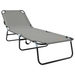 Lounge pliabil portabil Gri din material Oxford 600D - WALTI WALTI