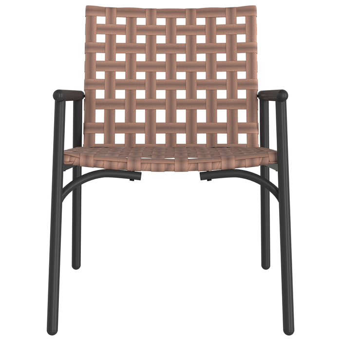 Scaune de grădină, 2 buc., negru, 79x56x73,5 cm, poliratan - WALTI WALTI