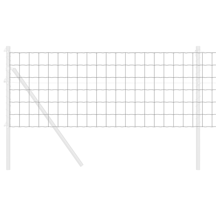 Gard Euro Gri 0,8x10 m Oțel - WALTI WALTI