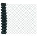 Gard din plasă verde 1.4x10 m din metal - WALTI WALTI