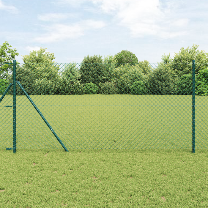 Gard din plasă verde 1.4x10 m din metal - WALTI WALTI