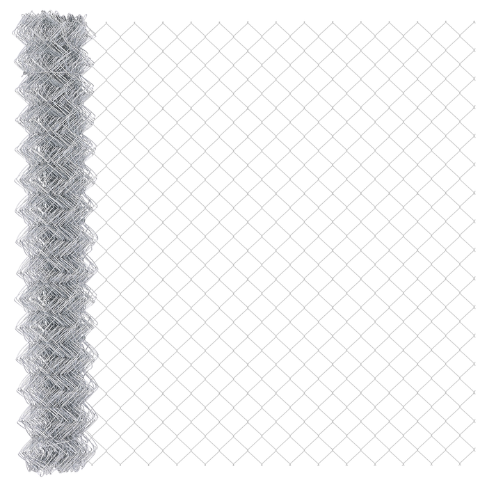 Gard din plasă cu lanț 1.5x10 m Oțel galvanizat - WALTI WALTI