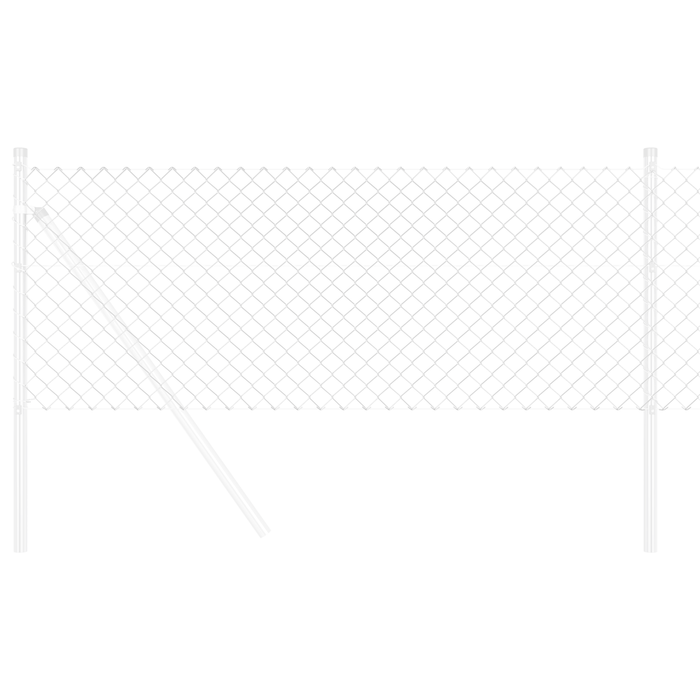 Gard cu plasă 0.6x25 m Oțel galvanizat - WALTI WALTI