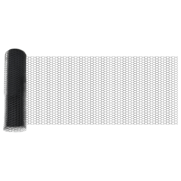 gard hexagonal gri 0.5x10 m oțel - WALTI WALTI