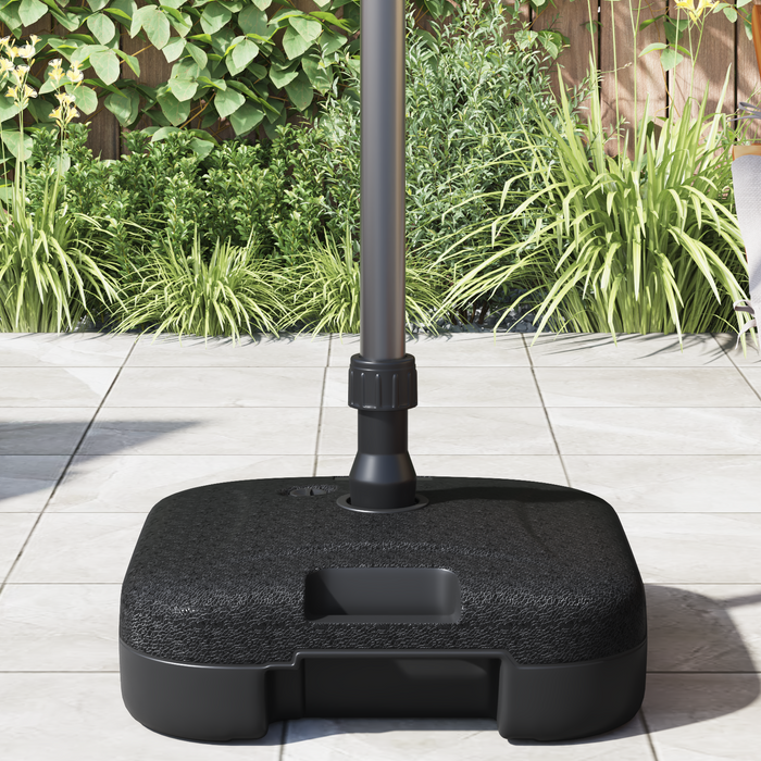 Bază pentru parasolar în aer liber Negru 45 x 45 x 29.5 cm - WALTI WALTI