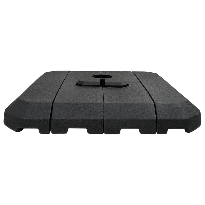 Set bază pentru parasol cantilever 4 pcs Negru 98 x 98 x 13 cm - WALTI WALTI