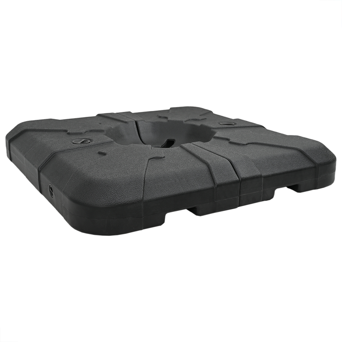 Set Bază Umbrelă 2 pcs Negru 88.5 x 88.5 x 12 cm Plastic - WALTI WALTI