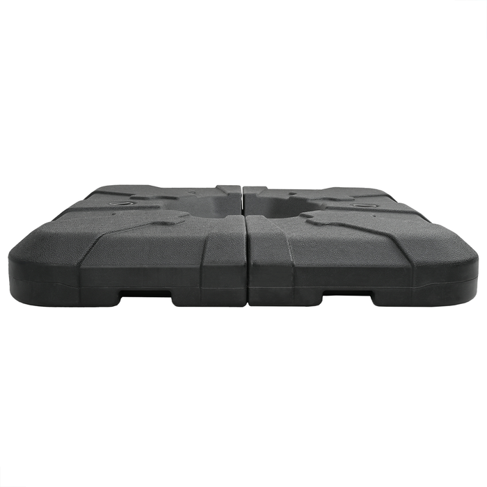 Set Bază Umbrelă 2 pcs Negru 88.5 x 88.5 x 12 cm Plastic - WALTI WALTI