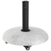 Bază de Parasol cu Roți pentru Stâlpi de 37/42/52/58mm Gri Deschis Beton - WALTI WALTI