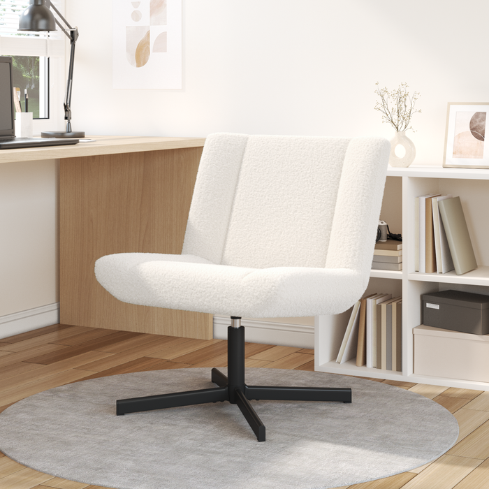 Scaun Accent Crem Țesătură Mediu Ergonomic Scaun Accent - WALTI WALTI