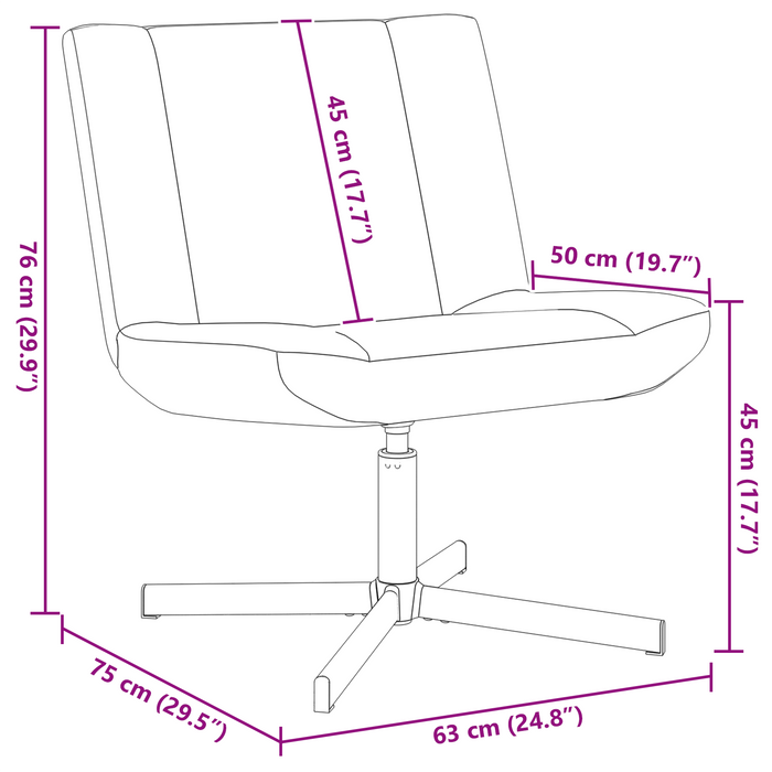 Scaun Accent Crem Țesătură Mediu Ergonomic Scaun Accent - WALTI WALTI