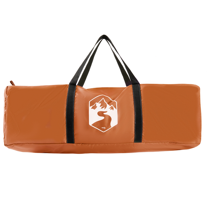 Cort cu Copertină Portocaliu 400 x 400 x 227 / 236 / 245 cm - WALTI WALTI