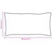 Perne 2 pcs Alb 40 x 80 cm 130gsm 100% bumbac - WALTI WALTI