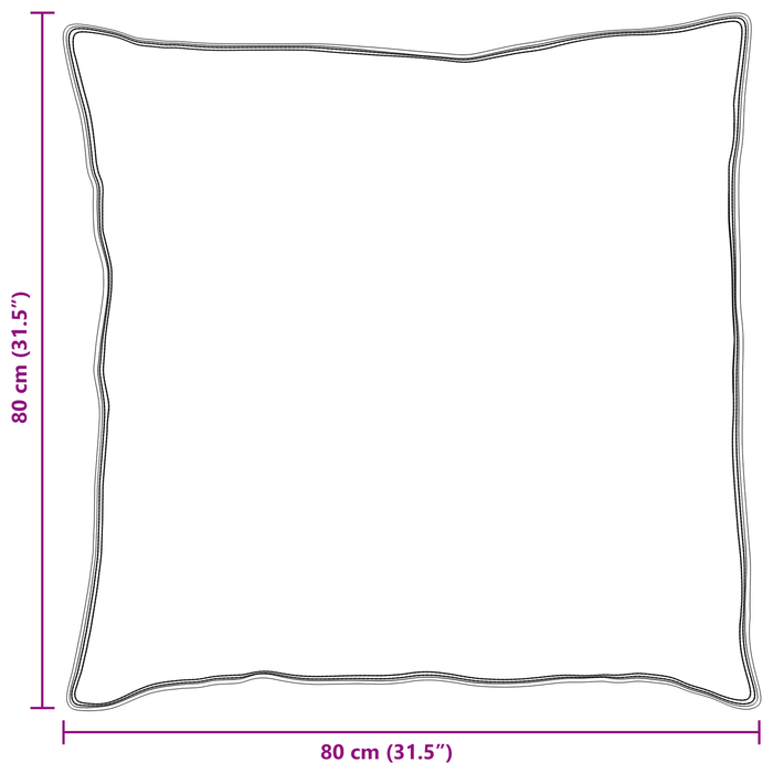 Perne 2 pcs Alb 80 x 80 cm 130gsm 100% bumbac - WALTI WALTI