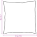 Perne 2 pcs Alb 80 x 80 cm 130gsm 100% bumbac - WALTI WALTI