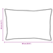 Perne cu pernă 2 pcs Alb 40 x 60 cm 130gsm 100% bumbac - WALTI WALTI