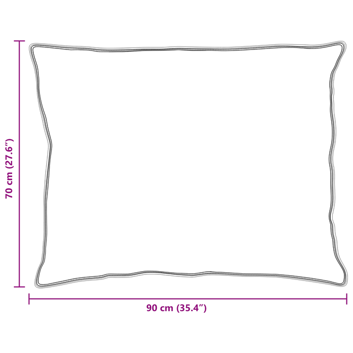 Perne 2 pcs Alb 70 x 90 cm 130gsm 100% bumbac - WALTI WALTI