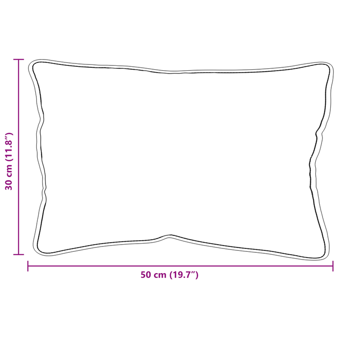 Perne 2 pcs Alb 30 x 50 cm - WALTI WALTI