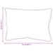 Perne 2 pcs Alb 50 x 75 cm - WALTI WALTI