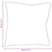 Perne 2 pcs Alb 80 x 80 cm - WALTI WALTI