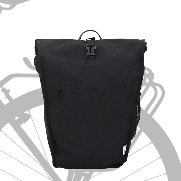 Geantă pentru bicicletă pentru suport de bicicletă 20L Neagră 34x16x59 cm - WALTI WALTI
