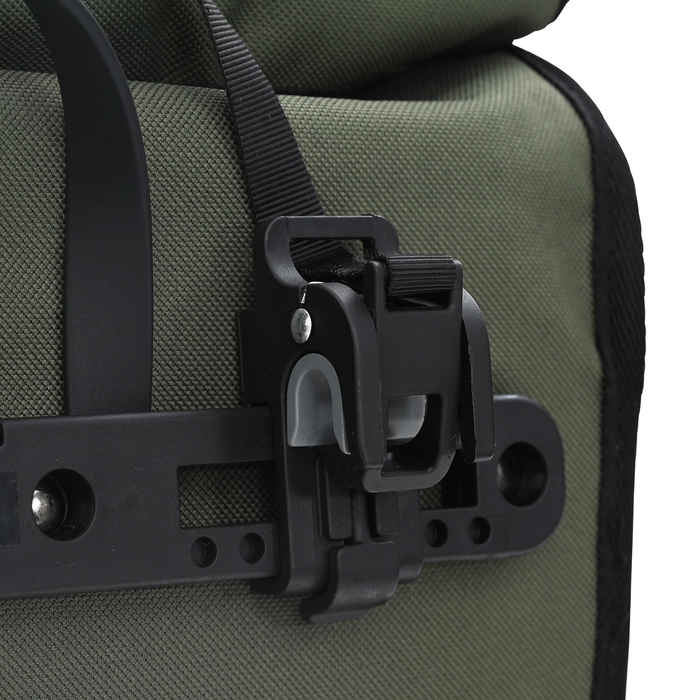 Geanta pentru Bicicletă pentru Suport Pannier 20 L Verde Măslin 34x16x59 cm - WALTI WALTI