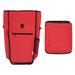 Geanta de bicicletă pentru rack de pannier 20 L Roșie 34x16x59 cm - WALTI WALTI