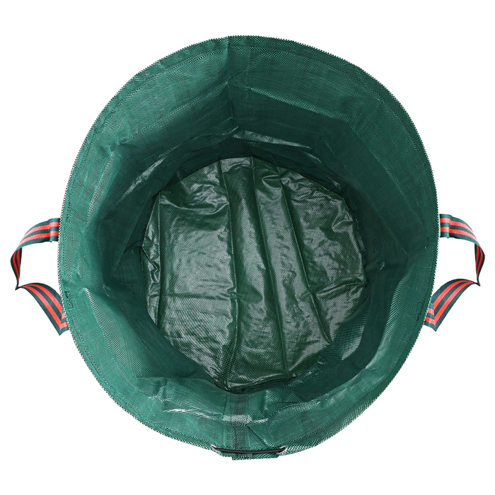 Saci gunoi grădină cu mânere 12 buc., pliabil rotund verde 120L - WALTI WALTI