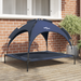 Pat ridicat pentru câini cu copertină detașabilă bleumarin XL metal - WALTI WALTI