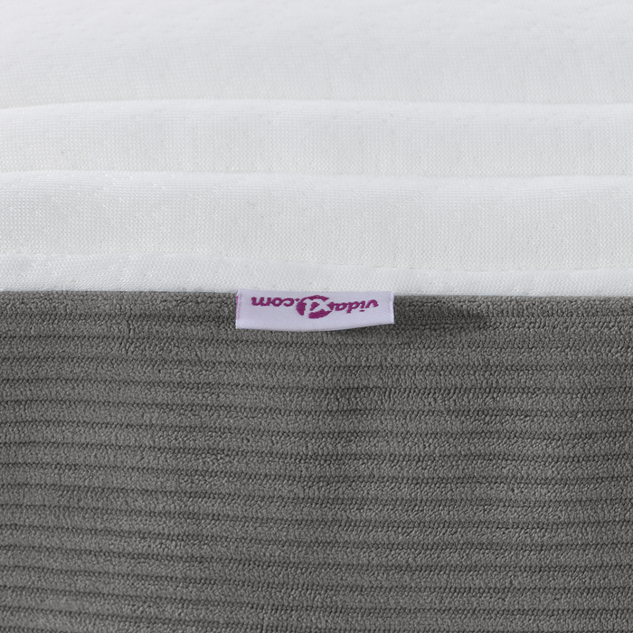 Saltea cu arcuri pocket gri deschis medie 80x200x20 cm textil - WALTI WALTI