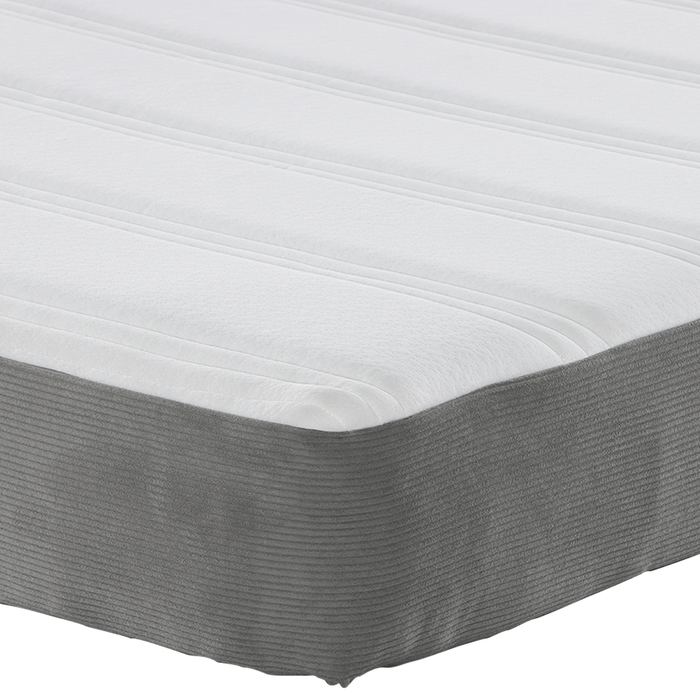 Saltea cu arcuri pocket gri deschis medie 80x200x20 cm textil - WALTI WALTI