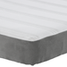 Saltea cu arcuri pocket gri deschis medie 80x200x20 cm textil - WALTI WALTI
