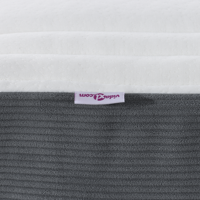 Saltea cu arcuri pocket gri închis medie 80x200x20 cm textil - WALTI WALTI