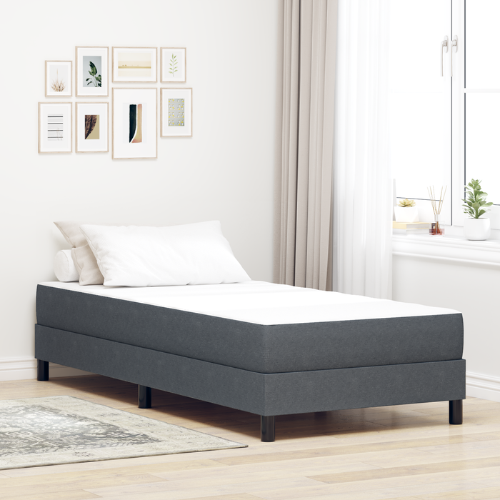 Saltea cu arcuri pocket gri închis medie 90x190x20 cm textil - WALTI WALTI