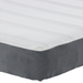 Saltea arcuri pocket gri închis medie 100x200x20 cm textil - WALTI WALTI