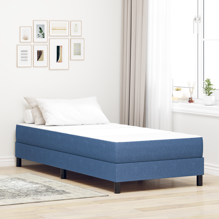 Saltea cu arcuri pocket vidaXL Albastru, medie, 100x200x20 cm, material - WALTI WALTI