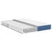 Saltea arcuri pocket albastru medie 140x190x20cm textil - WALTI WALTI