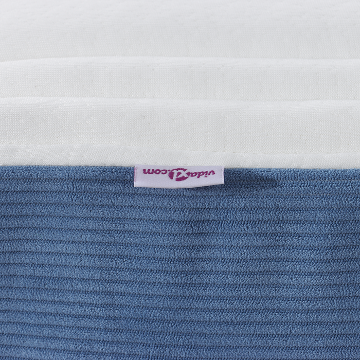 Saltea arcuri pocket albastru medie 160x200x20cm textil - WALTI WALTI