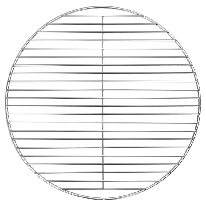 Grătar BBQ, argintiu, Ø43 cm, oțel inoxidabil - WALTI WALTI