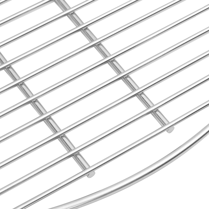 Grătar BBQ, argintiu, Ø57 cm, oțel inoxidabil - WALTI WALTI