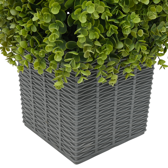 Planta artificială Eucalipt, cu ghiveci, 27x27x90 cm, verde - WALTI WALTI