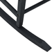 scaun balansoar pentru grădină Negru 65x84x114 cm HDPE - WALTI WALTI