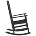 scaun balansoar pentru grădină Negru 65x84x114 cm HDPE - WALTI WALTI