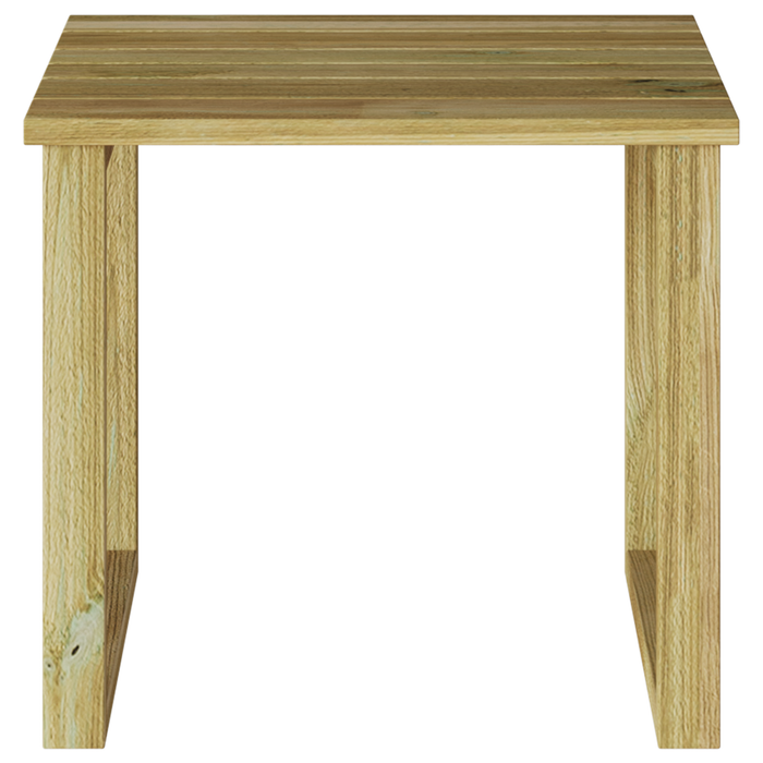 Masă de plajă 40x40x36 cm Lemn de pin impregnate - WALTI WALTI