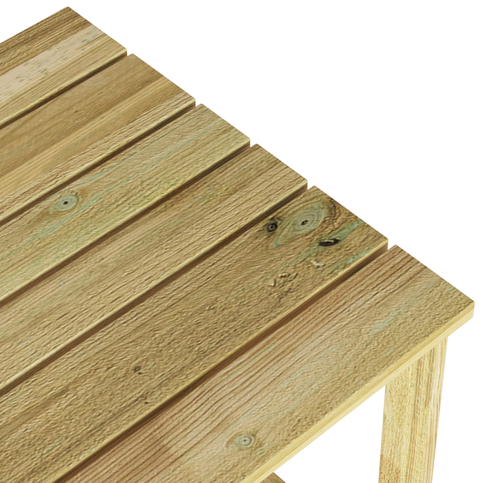 Masă de soare 50.5x50.5x46 cm din lemn de pin impregnat - WALTI WALTI