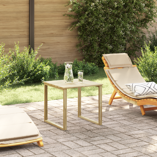 Masă de soare 50.5x50.5x46 cm din lemn de pin impregnat - WALTI WALTI