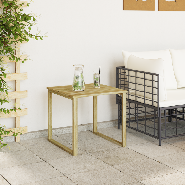 Masă de soare 50.5x50.5x46 cm din lemn de pin impregnat - WALTI WALTI